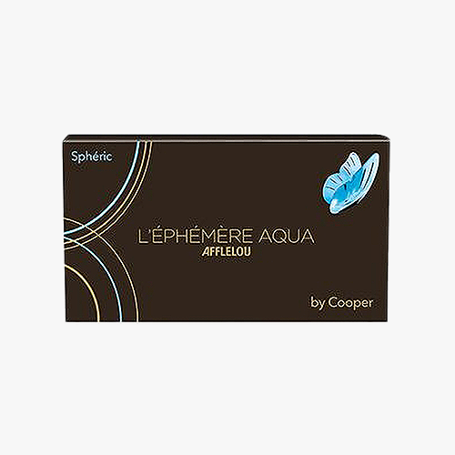Lentes de contacto Éphémère Aqua Esférica - Mensal 6 unid - Vista de frente