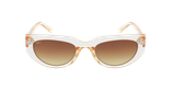 LUNETTES DE SOLEIL femme PAISLEY marron - Vue de face
