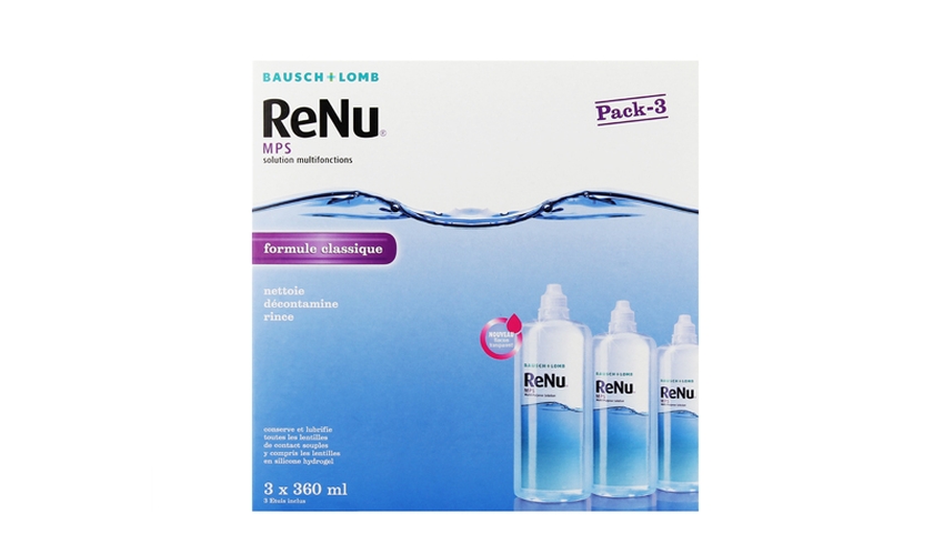 ReNu MPS 3x360ml - Vista de frente