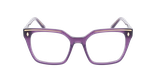 LUNETTES DE VUE femme CARACTERES FIL D'OR EFFRONTEE violet - Vue de face