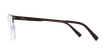Óculos graduados homem ABEL BR (TCHIN-TCHIN +1€) castanho/cinzento - Vista de frente