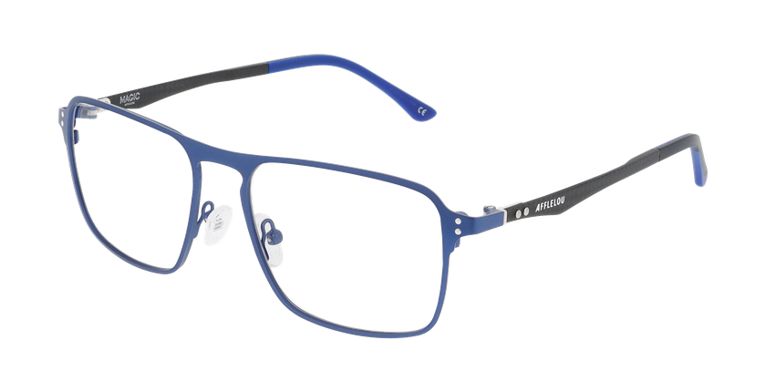 Lunettes de vue homme MAGIC 346 bleu - Vue de face