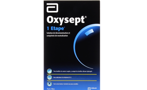 Oxysept 1 Etape Comprimes - Vue de face
