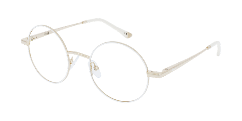 Óculos graduados MAGIC 96 WH branco/dourado