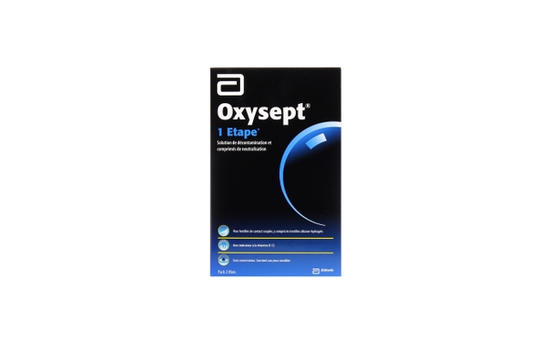 Oxysept 1 Etape Comprimes - Vue de face