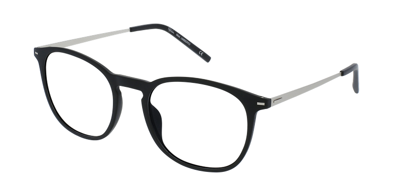 Óculos graduados homem UMBERTO BK (TCHIN-TCHIN +1€) preto/prateado