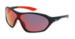 LUNETTES DE SOLEIL LUCIO noir/rouge - Vue de face