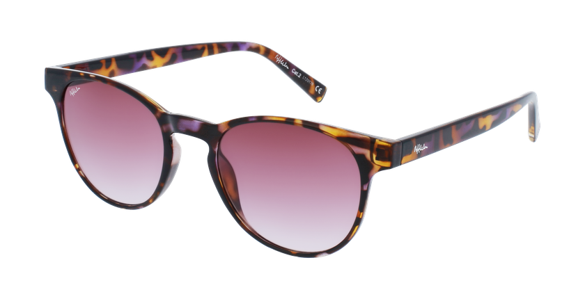 Óculos de sol senhora VIVALDI TO tartaruga/violeta - Vista de frente