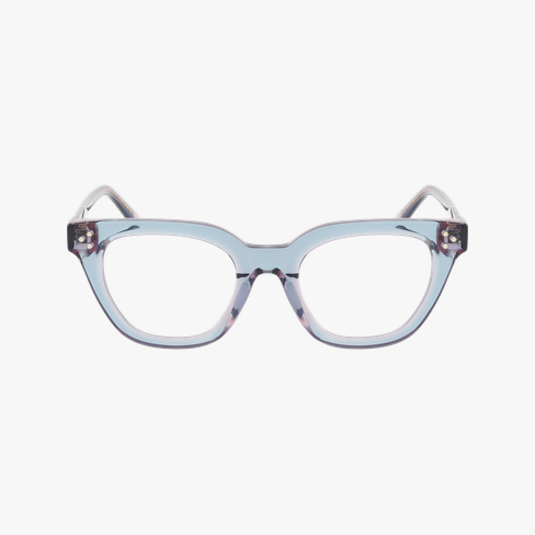 Lunettes de vue femme CARACTÈRES ARTISTE bleu/violet Vue de face