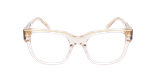 LUNETTES DE VUE femme CARACTERES FIL D'OR AUDACIEUSE marron - Vue de face