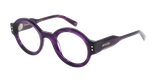 Lunettes de vue femme CARACTÈRES DIPLOMATE violet - Vue de face