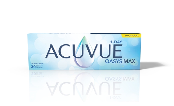 Lentilles de contact ACUVUE® OASYS MAX 1-Day MULTIFOCAL - Vue de face