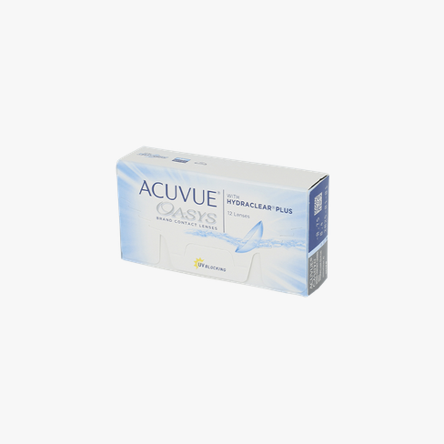 Lentilles de contact Acuvue® Oasys® with Hydraclear® Plus 12L Vue de face