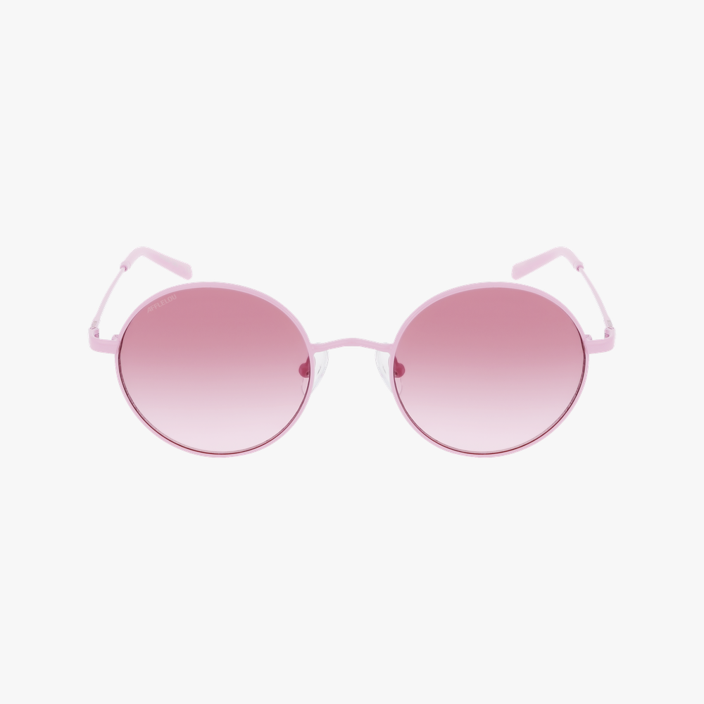 LUNETTES DE SOLEIL RONDA rose - Vue de face