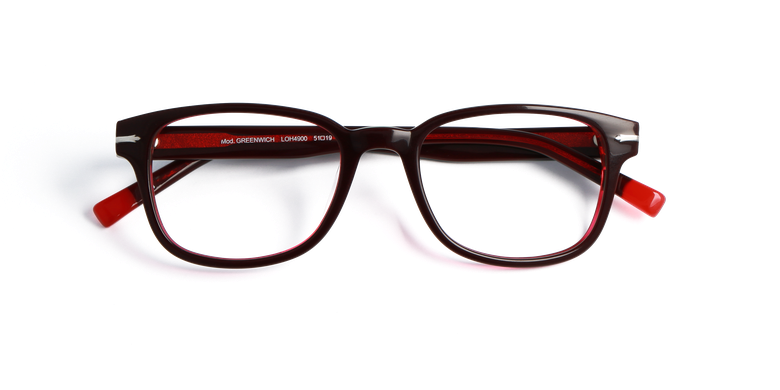 Gafas graduadas hombre GREENWICH rojo/rojo Gafas graduadas hombre GREENWICH rojo/rojo