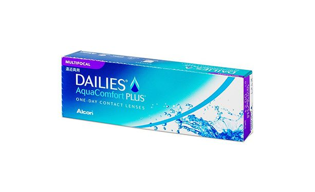 Contactlenzen Dailies AquaComfort Plus Multifocal 30L - Zich voorkant
