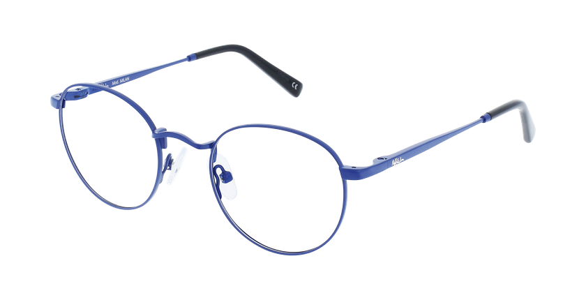 Óculos graduados criança MILAN BLBK (TCHIN-TCHIN +1€) azul - vue de 3/4