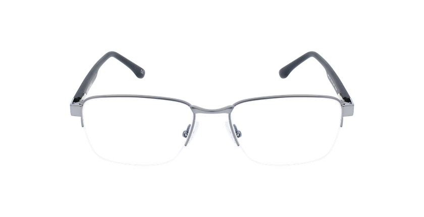 Óculos graduados homem PAVEL preto/cinzento - Vista de frente