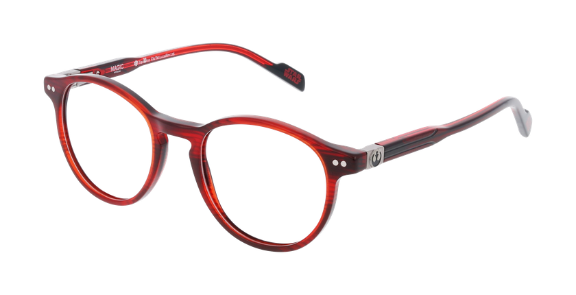 Lunettes de vue enfant 5 rouge - Vue de face