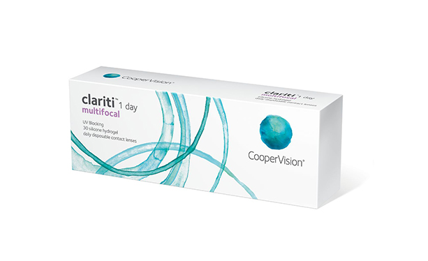 Lentilles de contact Clariti 1-Day Multifocal 30 L - Vue de face