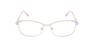 Óculos graduados senhora ELIA GD01 (TCHIN-TCHIN+1€) dourado/violeta