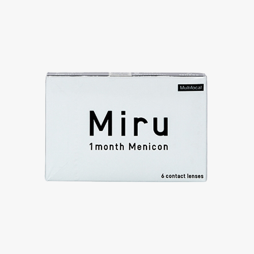 Lentilles de contact Miru 1 month Multifocal 6 L - Vue de face