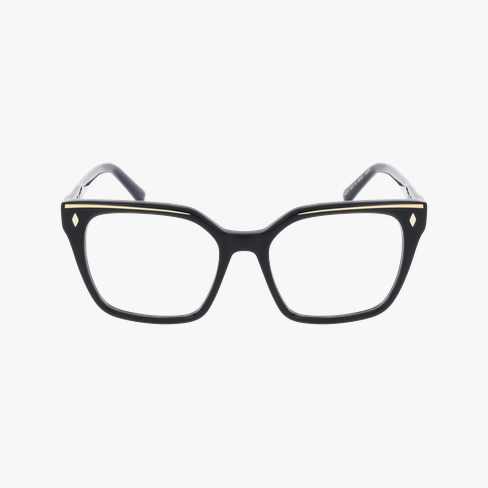 LUNETTES DE VUE femme CARACTERES FIL D'OR EFFRONTEE noir