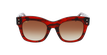 LUNETTES DE SOLEIL femme ORNELLA rouge - Vue de face