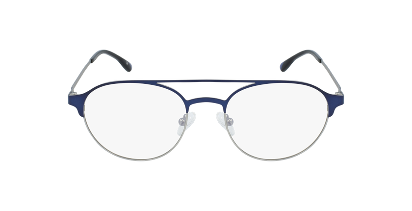 Óculos graduados homem MAGIC 52 BLUEBLOCK - BLOQUEIO LUZ AZUL azul/prateado - Vista de frente