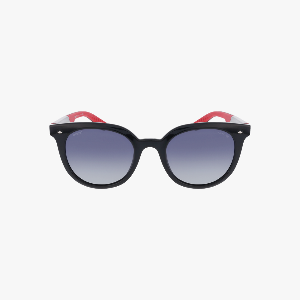 LUNETTES DE SOLEIL femme KENORA POLARIZED noir/rouge - Vue de face