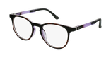 LUNETTES DE VUE enfant MAGIC 78 ECO-RESPONSABLE écaille/violet - vue de 3/4