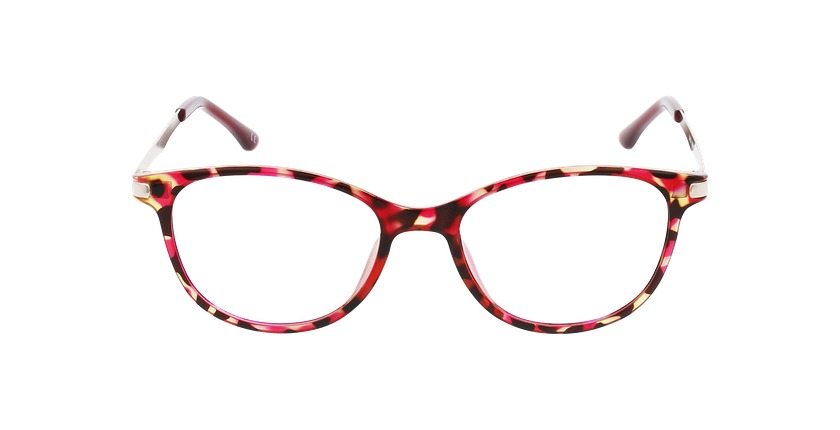Óculos graduados senhora MAGIC 131 TO tartaruga rosa - Vista de frente