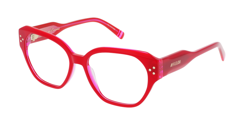 ÓCULOS GRADUADOS senhora CARACTÈRES RAFFINÉE vermelho/rosa - Vista de frente