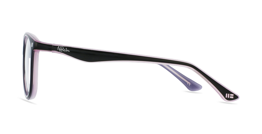 Óculos graduados criança REFORM TEENAGER (J5 BKPK) preto/violeta - Vista lateral