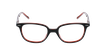 LUNETTES DE VUE enfant ANGELO noir/rouge - Vue de face