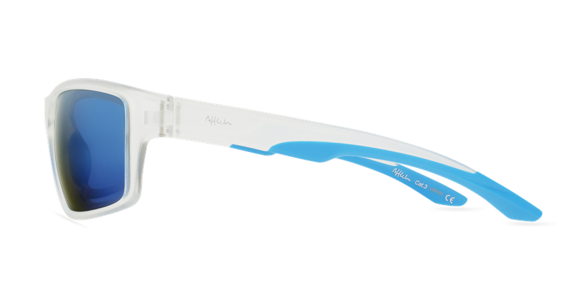 LUNETTES DE SOLEIL homme IGOR blanc/bleu - Vue de face