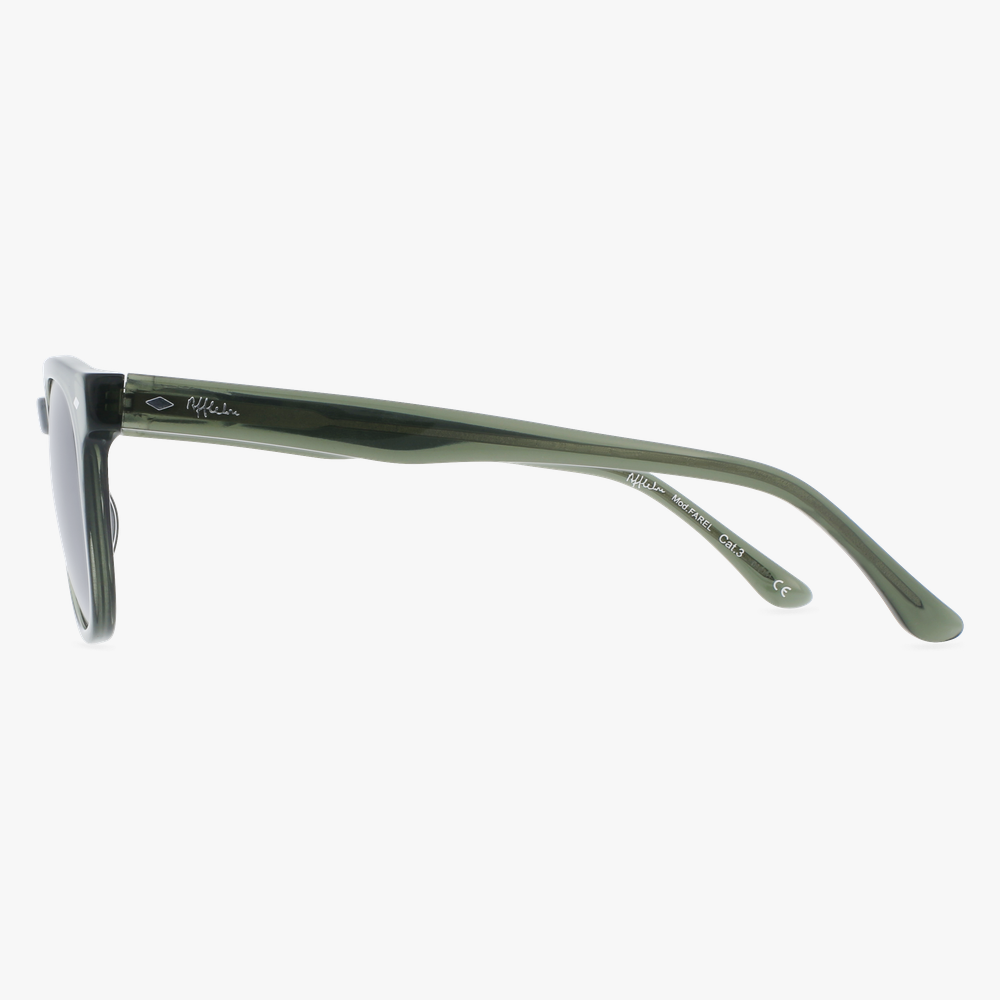 LUNETTES DE SOLEIL homme FAREL vert - Vue de face