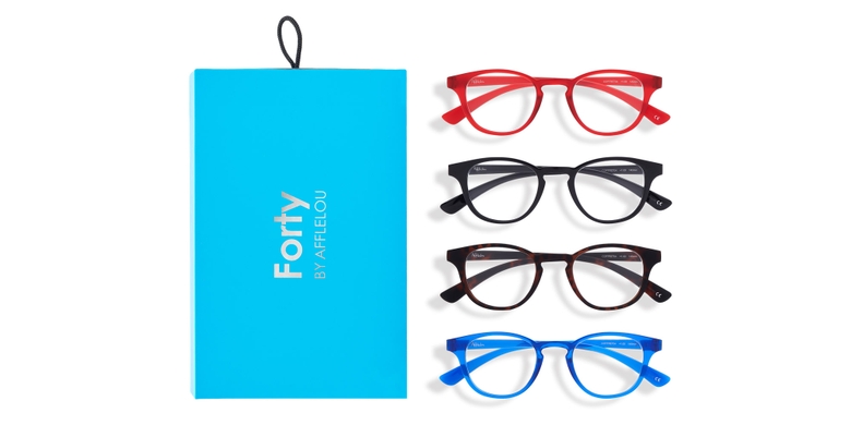 Lunettes de vue FORTY COFFRET 04 bleu Lunettes de vue FORTY COFFRET 04 bleu