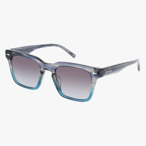 LUNETTES DE SOLEIL homme AOSTA gris/bleu