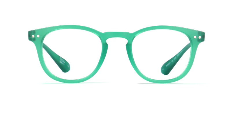 Óculos graduados MOD01P verde - Vista de frente