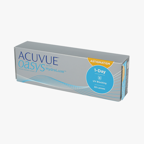 Lentilles de contact Acuvue® Oasys® 1 Day for Astigmatism 30L - Vue de face