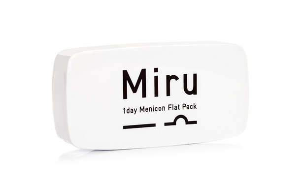 Lentilles de contact Miru 1day Menicon Flat pack - 30 - Vue de face