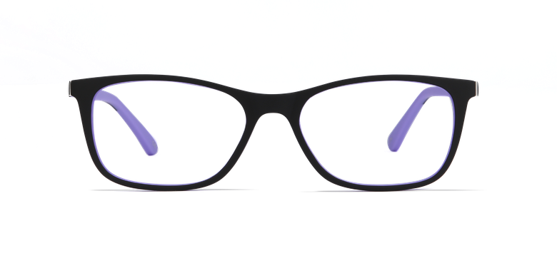 Gafas oftálmicas mujer T025 negroVista de frente Gafas oftálmicas mujer T025 negroVista de frente