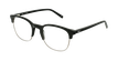 Óculos graduados OWEN BKGU (TCHIN-TCHIN +1€) preto - vue de 3/4