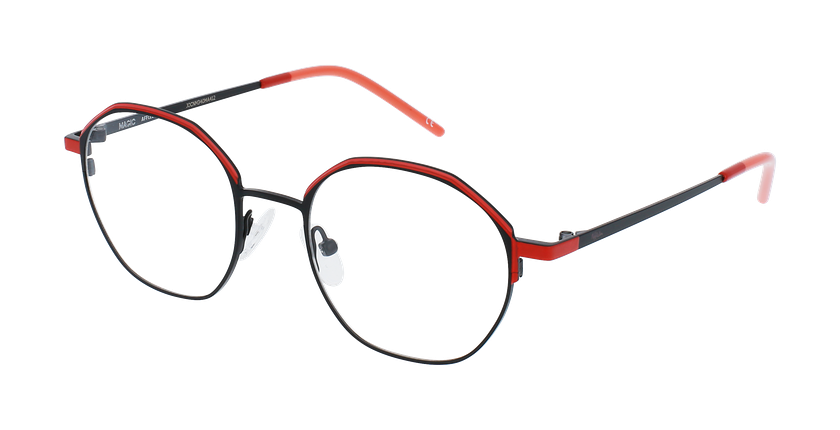 LUNETTES DE VUE femme MAGIC 152 noir/rose - Vue de face