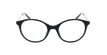 Óculos graduados senhora LUCILE bK (TCHIN-TCHIN+1€) preto - Vista de frente
