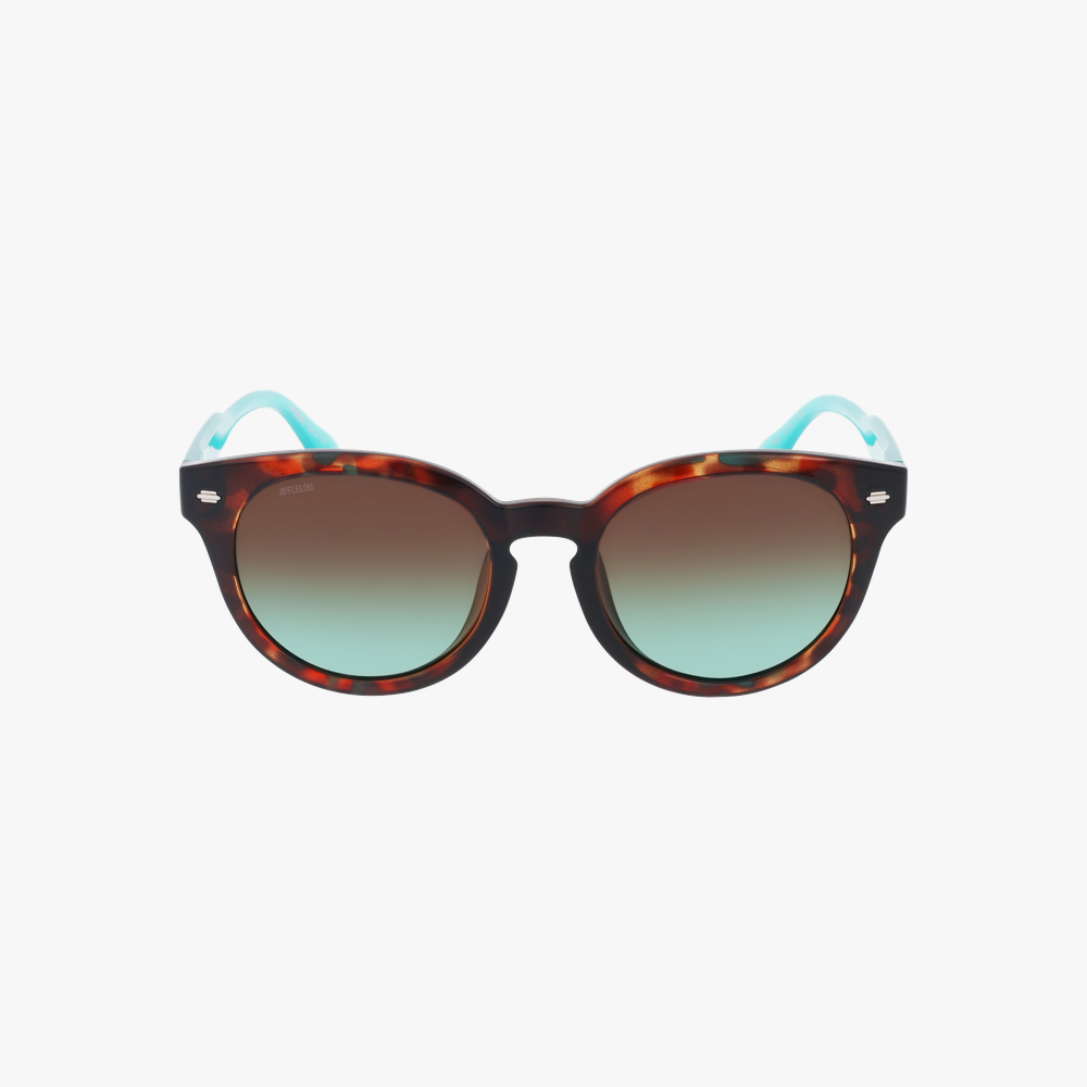 LUNETTES DE SOLEIL femme CHERRY écaille/bleu - Vue de face