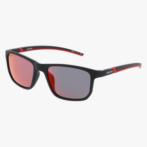 Lunettes de soleil homme GREY POLARIZED noir/rouge