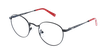 Óculos graduados criança MILAN BKRD (TCHIN-TCHIN +1€) preto - vue de 3/4