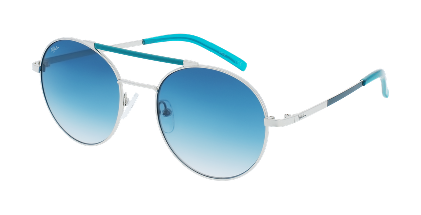 LUNETTES DE SOLEIL HEROS gris/turquoise - Vue de face